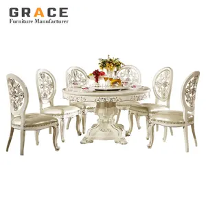 H8803W Wedding Marble Bộ Bàn Ăn Thiết Kế Sang Trọng Giá Xuất Xưởng