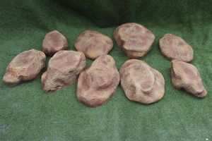 Juego de Adornos Decorativos de Piedra de FRP de la Mejor Calidad, Hecho en India, Rocas Artificiales de Fibra de Vidrio, Guijarros, Diseño Moderno - Product Image 2