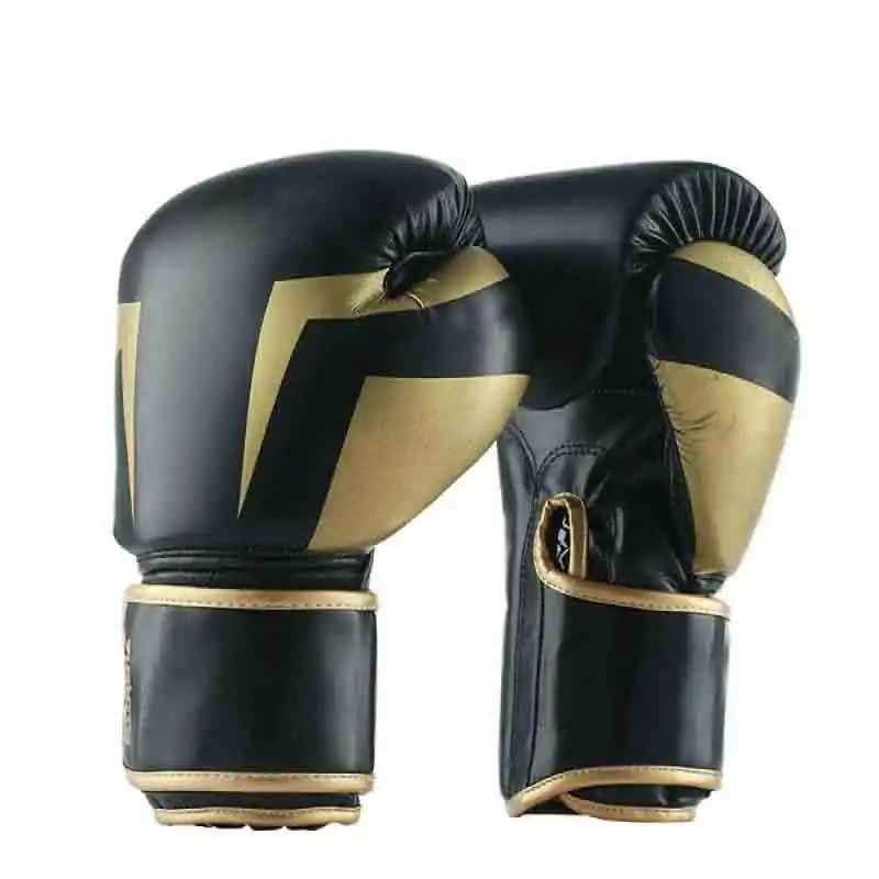 Articles de boxe en cuir de combat professionnel 12 oz sac lourd gants de combat équipement d'entraînement personnalisé gants de boxe en pu