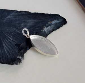 Ravishing Impressions Colgante de Plata de Ley 925 con Forma de Copa Marquise de 10x20 mm, Ligero, para Creación de Joyería Fina - Product Image 2