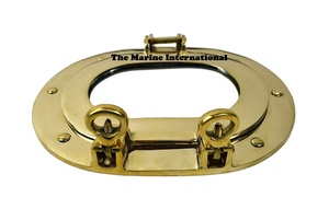 Marine Maritime Nautical Oval Shape Solid Metal Porthole Mirror for Boat Home Kitchen - Product Image 3