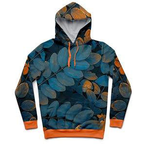 เสื้อฮู้ดผ้าฝ้าย100% หลากสีพิมพ์ลายเสื้อถักกันหด - Product Image 3