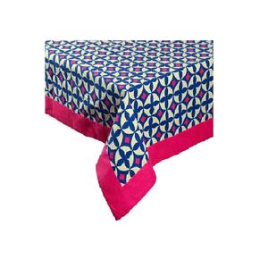 Mantel de lino con estampado, algodón orgánico, certificado GOTS - Product Image 1