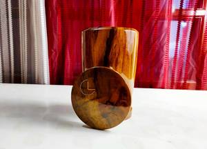 Handmade Wooden Pet <b>Urn</b> Airtight Cremation Jar for Dogs & Small Animals - Product Image 6