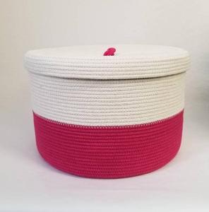 Panier à jouets moyen fait main avec une corde résistante - Product Image 1