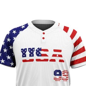 High Quality <b>Baseball</b> Jersey Custom Design Sublimation <b>Baseball</b> Jerseys Wholesale Two Button <b>Baseball</b> Uniform - Product Image 2