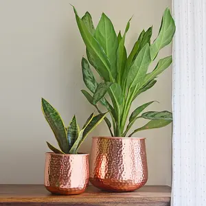 ที่มีคุณภาพสูงชุบทองแดงเหล็กชาวไร่สวนหม้อ - Product Image 1