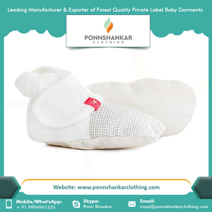 Wholesale Price Baby <b>Booties</b> 100% Organic Cotton Newborn Baby Girls Baby <b>Booties</b> - Product Image 2