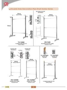 Tienda de ropa, estante de exhibición, estante de exhibición de tienda, soporte de suspensión de tela, estantes de exhibición de ropa al por mayor - Product Image 5