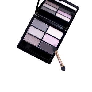 Paleta de sombra de ojos de etiqueta privada personalizada, larga duración, <span class=keywords><strong>6</strong></span> colores, brillo, maquillaje, paleta de sombra de ojos personalizada - Product Image 3