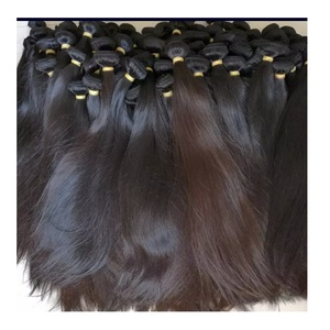 Cabello humano sin procesar 100 sin procesar, cabello alineación con cutículas y extremos muy gruesos, venta al por mayor, precio de fábrica - Product Image 1