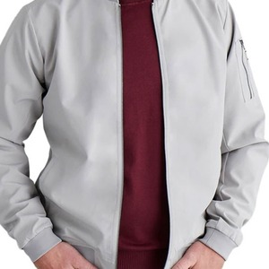 New Arrival OEM ODM Men's Windbreaker Custom Bomber Jacket High Quality Men Wear Bomber Jacket - Product Image 6