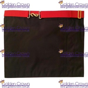 Masonic Scottish Rite leather Masonic apron - AASR - 6th degree | Masonic Regalia Apron Supplier - Product Image 3