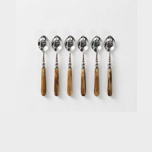 Juego de cubiertos de acero inoxidable color dorado para servir y comer, juego de cubiertos de primera calidad. - Product Image 3