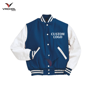 ชุดหนังแท้ในแขนผ้าขนสัตว์ร่างกายคู่ลายยืนขึ้นถักตัดแจ็คเก็ต - Product Image 3