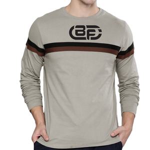 2022 Shirtment diseñador poliéster/algodón hombres para camisetas casuales de manga larga patrón sólido tejido impreso camiseta - Product Image 1