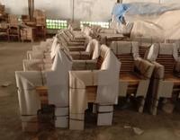 Chaise de salle à manger en rotin, haute qualité, Style européen, cadre en bois massif, haute qualité, vente en gros
