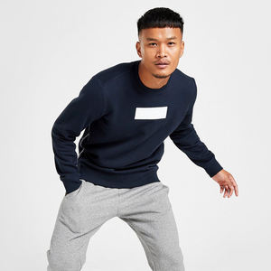 OEM <b>jumper</b> sweater Fabrics Fleece Sweatshirts Solid Color Winter Men Sweatshirts - Product Image 2