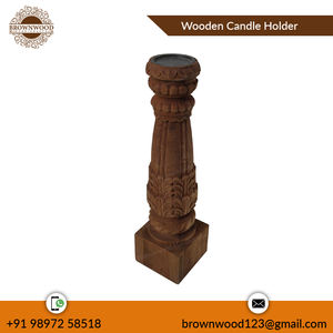 Unique Design Premium Quality Mango Wood Candle Holder Solid for Home Decoration Attractive Price for Wedding & <b>Birthday</b> <b>Gifts</b> - Product Image 4