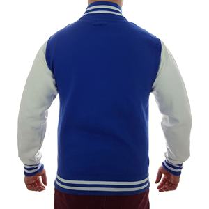 Veste universitaire en jean personnalisable de style décontracté de meilleure qualité pour hommes femmes tissu de laine fermeture à boutons techniques brodées - Product Image 6