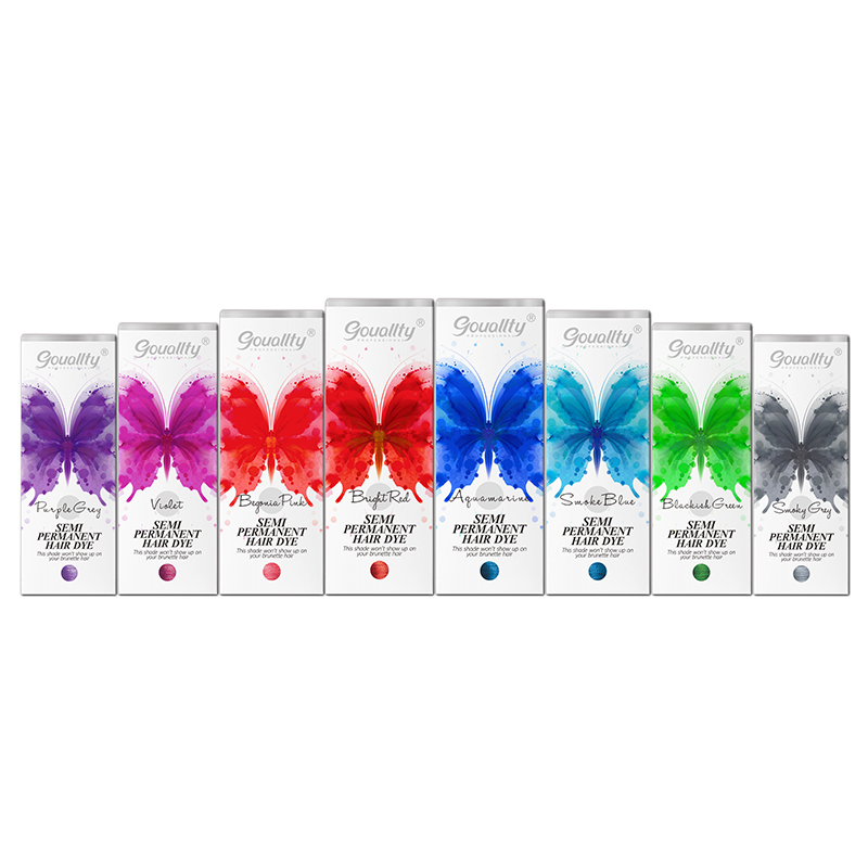 Gouallty Private Label Liquid Demi Permanrnt Hair Dye Semi Permanent Hair Color For Blonde Hair