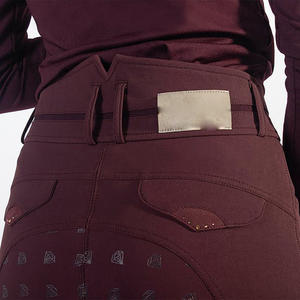 Culottes équestres à la mode vêtements de compétition pantalons taille haute vêtements personnalisés en gros culottes en silicone pour l'équitation - Product Image 4