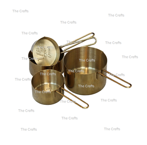 Tasse à mesurer en laiton pour la maison et le restaurant outils de cuisine différentes tailles tasses à mesurer à des prix raisonnables - Product Image 1