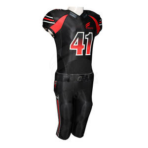 Uniforme de fútbol americano personalizable, conjunto de ropa deportiva transpirable para equipos, opciones de talla grande - Product Image 1