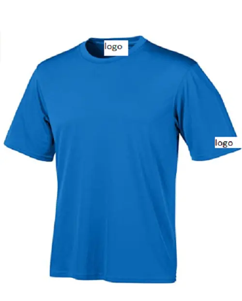 Camiseta masculina seca dupla, venda quente e toda a venda, camiseta de poliéster 100%, camisa de tecido seco, fonte de bangladese