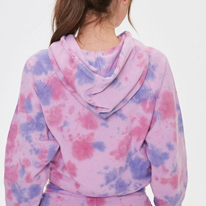 Sudaderas cortas negras personalizadas para mujer, con colores brillantes y a la moda, ideales para el gimnasio, 100% algodón. - Product Image 6