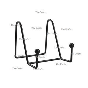 Support d'assiettes 4 quatre niveaux en fer noir pour la maison, l'hôtel et le restaurant Support d'assiettes de rangement pour ustensiles de cuisine - Product Image 5