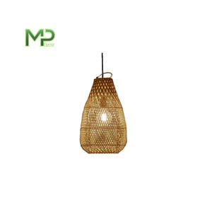 Vietnam Wholesale 100% Eco-friendly Handmade Woven Bamboo <b>Rattan</b> Pendant <b>Lamp</b> <b>Shade</b> Beautiful Traditional Style Lighting Option - Product Image 6