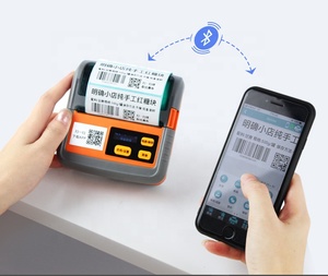 Máy In Hóa Đơn Nhiệt Di Động <span class=keywords><strong>Mini</strong></span> 3 Inch Máy In Nhãn Cầm Tay 80Mm Không Dây IOS / <span class=keywords><strong>Android</strong></span> - Product Image 5