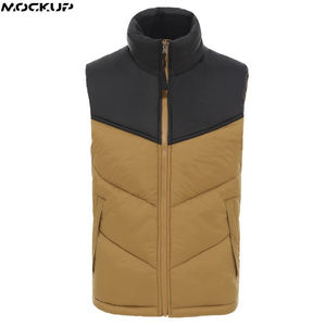 Unisex Puffer Vest Winter Custom Logo <b>Lightweight</b> Down Sleeveless Jacket Warm Outdoor Fashion <b>Gilet</b> - Product Image 6
