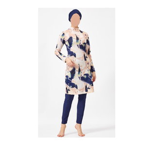 Traje de baño musulmán de 2 piezas para mujer, acabado elegante disponible en diferentes colores - Product Image 6