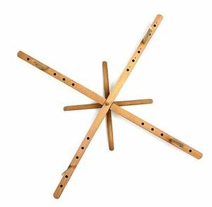 Table Top Amish Yarn Swift best-seller marquage de taille de bois de hêtre fabriqué en Inde outil de gestion de fil - Product Image 3