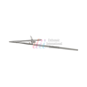 Soporte de aguja de silicona con cerradura, instrumento de Microcirugía Ocular Oftalmológica de acero inoxidable de 12cm de longitud - Product Image 4