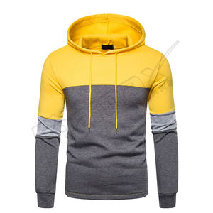 Wholesale 100% Cotton Men's Anti-Wrinkle Embroidered <b>Hoodies</b> and Sweatshirts Custom Autumn Fleece with Solid Pattern - Product Image 3