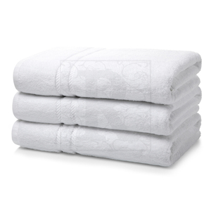 Juego de Toallas de Baño de Algodón 100% para Spa y Salón, Toallas de Mano de Lujo para Hotel con Logotipo Personalizado, Color Blanco Sólido, Técnicas de Tejido - Product Image 2