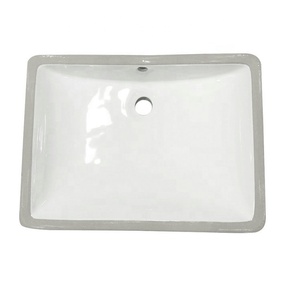 Offre Spéciale 1812ADA salle de bains évier rectangulaire en céramique sous-monté, lavage à la <span class=keywords><strong>main</strong></span> - Product Image 4