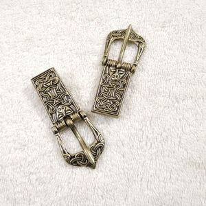 Hebilla de cinturón Vikingo, extremo de correa, estilo Borre, Birka BORRE, Norway, Viking, hebilla de cinturón, Urnes, accesorios de cinturón vikingo - Product Image 3