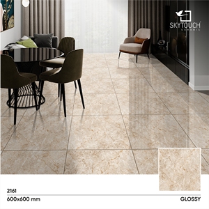 Azulejos de Porcelana Pulida Antideslizantes de 600x600, Azulejos de Mármol para Decoración de Pisos, Azulejos de Mármol de Cuerpo Completo - Product Image 3