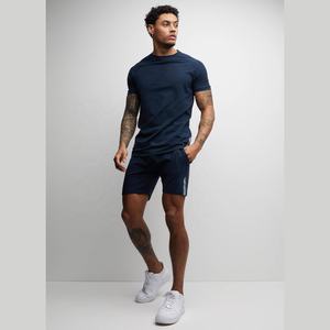 T-shirt Hip Hop Muscle Fit en coton pour hommes T-shirt personnalisé à manches courtes en tricot surdimensionné au design décontracté avec sérigraphie à motif uni - Product Image 6