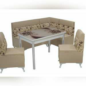 ชุดโต๊ะรับประทานอาหารกระจกนิรภัยคุณภาพสูงพร้อมขาไม้ ดีไซน์ทันสมัย รองรับ 6 ที่นั่ง เป็นมิตรกับสิ่งแวดล้อม พร้อมเก้าอี้ - Product Image 1