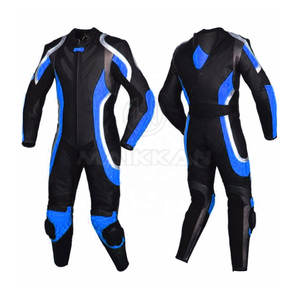 Combinaison en cuir de motard de course unisexe la plus vendue combinaison d'équitation en cuir de moto respirante de haute qualité en gros - Product Image 2