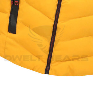 Chaqueta acolchada con estampado para hombre, chaqueta de invierno con capucha - Product Image 3