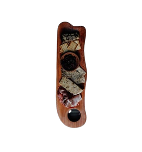 New Design Round Bamboo Wood Cheese Platter Set Modern Wooden New Arrivals <b>Hot</b> Selling <b>Plate</b> Set for Restaurant Hotels Home - Product Image 3