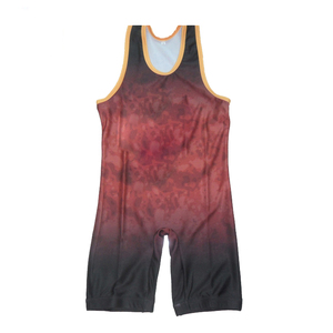 Combinaison de lutte unisexe de qualité supérieure, uniforme d'entraînement de gym, impression de logo personnalisée, gel de silicone extensible, Power Lift 100% - Product Image 3