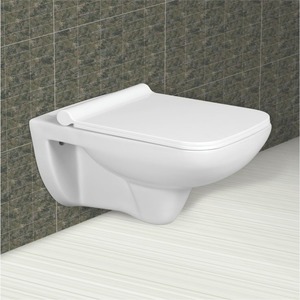 Collection Premium Stock régulier d'articles sanitaires en céramique Spykar 540x345x370mm toilette suspendue au mur pour salle de bain maison. - Product Image 1