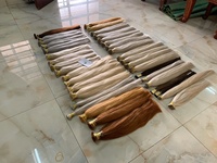 Bambohair Ekstensi Rambut VIETNAM Rusia Harga Terbaik Ekstensi Rambut Massal Lurus dari Rambut Manusia Vietnam